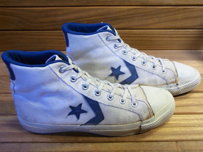 Converse,80s,MADE IN USA,ALL STAR,PRO CVS Hi,WHITE,US9.5,USED