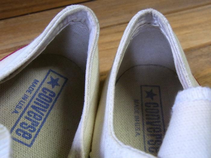 80s コンバース USA製 オールスター ホワイト サイズ9.5 Converse,80s,MADE IN USA,ALL STAR,Low,WHITE CVS,オリジナル