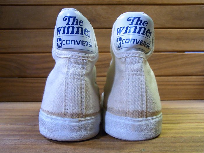 Converse,70s,MADE IN USA,The Winner,Hi,WHITE NAVY CVS,オリジナル,白紺,10インチ,DEAD  STOCK!!,ビンテージスニーカーの販売 買取 【オールドスニーカーズ】