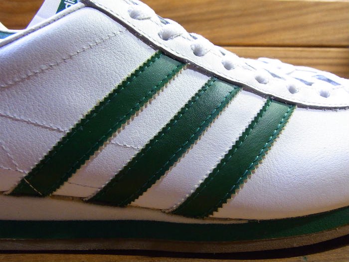 adidas,80s,MADE IN FRANCE,COUNTRY,WHITE/GREEN,UK10,DEAD STOCK!!