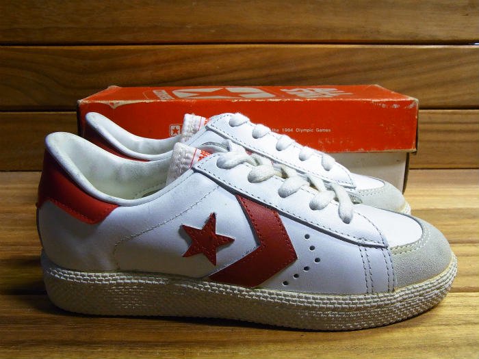 Converse,MADE IN KOREA,ALL STAR BASKET BALL,WHITE/RED,LEATHER OX