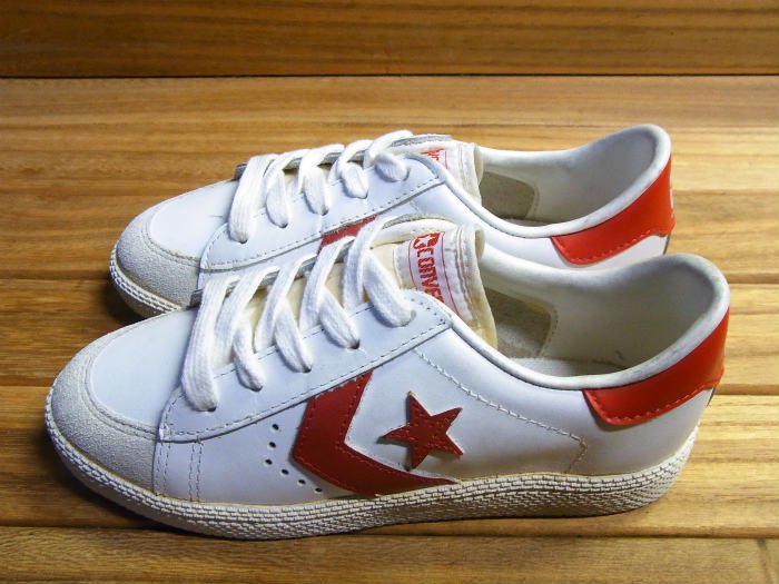 Converse,MADE IN KOREA,ALL STAR BASKET BALL,WHITE/RED,LEATHER OX