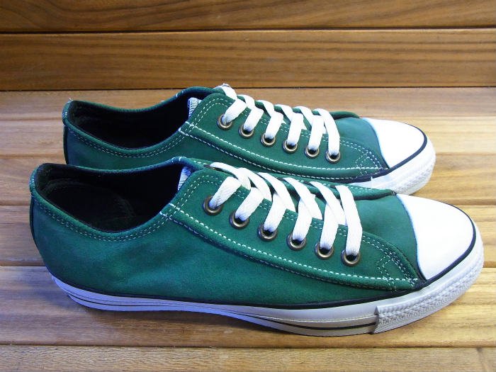 Converse,90s,MADE IN USA,ALL STAR,GREEN,OX,SUEDE,US7.5,DEAD STOCK!!