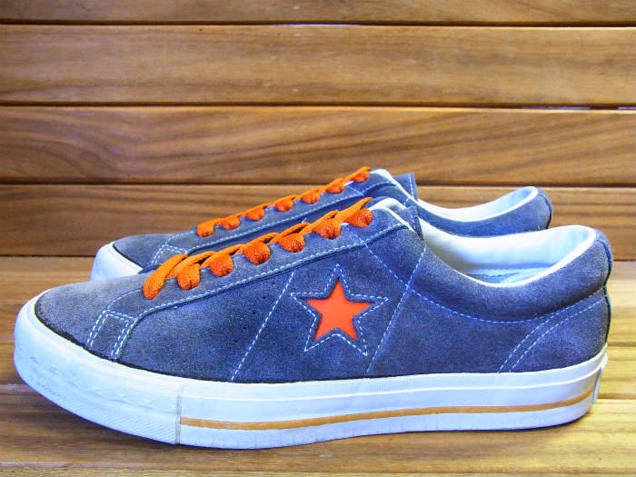 Converse,90s,MADE IN CHINA,ONE STAR,SUEDE,GRAY,ORANGE,US8,USED