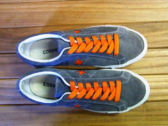 Converse,90s,MADE IN CHINA,ONE STAR,SUEDE,GRAY,ORANGE,US8,USED