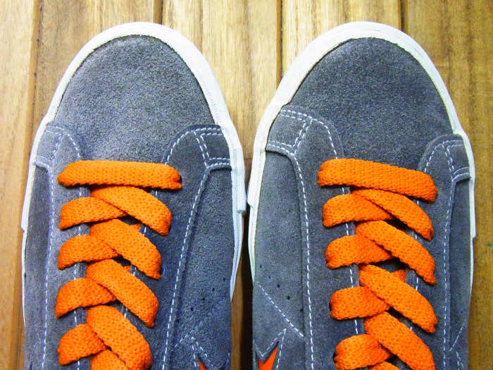 Converse,90s,MADE IN CHINA,ONE STAR,SUEDE,GRAY,ORANGE,US8,USED