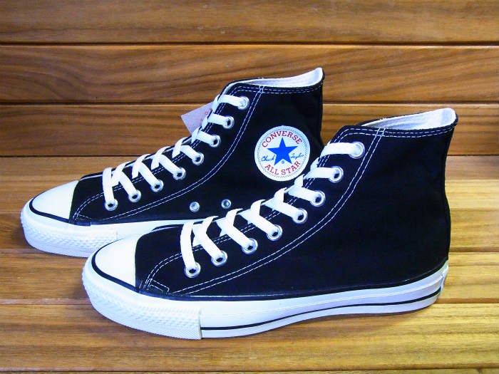 Converse,90s,MADE IN USA,ALL STAR,Hi-top,CANVAS,BLACK,US7,DEAD STOCK!!