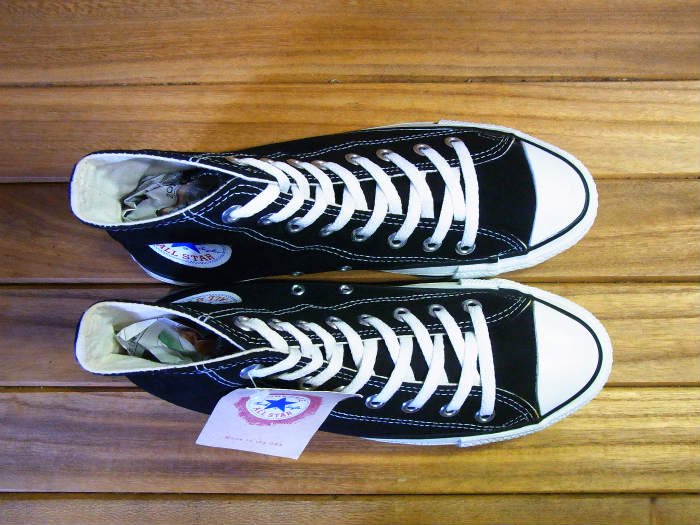 Converse,90s,MADE IN USA,ALL STAR,Hi-top,CANVAS,BLACK,US7,DEAD STOCK!!