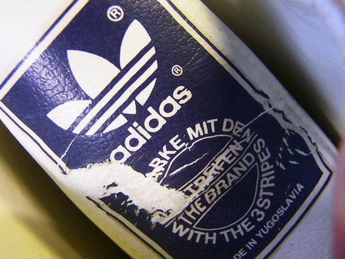 adidas,80s,MADE IN YUGOSLAVIA,JOGGING HIGH 2,WHITE NAVY,LEATHER ...