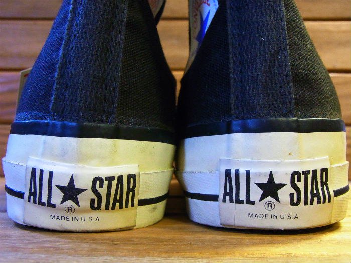 Converse,80s,MADE IN USA,ALL STAR,BLACK,Hi-top,CANVAS ,US7.5