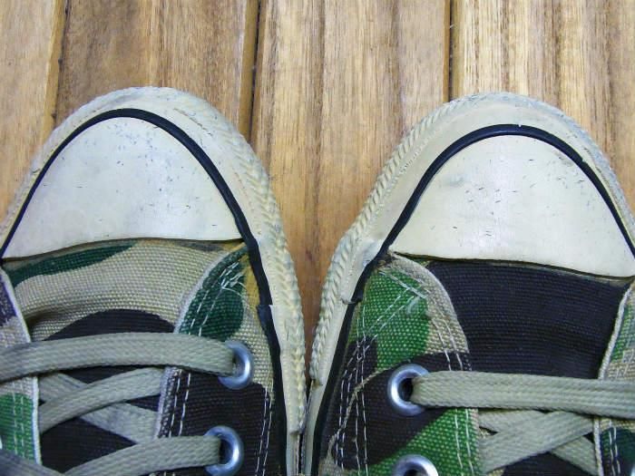 Converse,80s,MADE IN USA,ALL STAR,83CAMO,OX,CANVAS,US8,USED