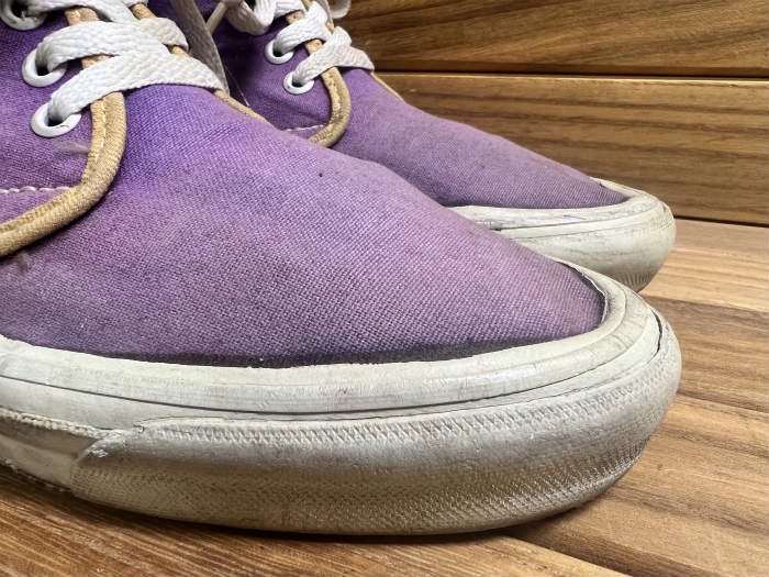 VANS,90s,MADE IN USA,CHUKKA BOOT,PURPLE,CANVAS,US9,USED