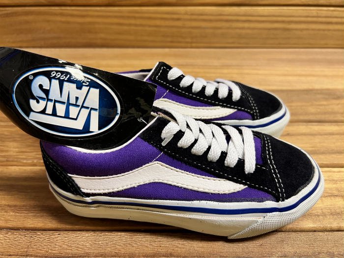 VANS,90s,MADE IN USA,OLD SKOOL,PURPLE,,USY12 1/2,DEAD STOCK!!