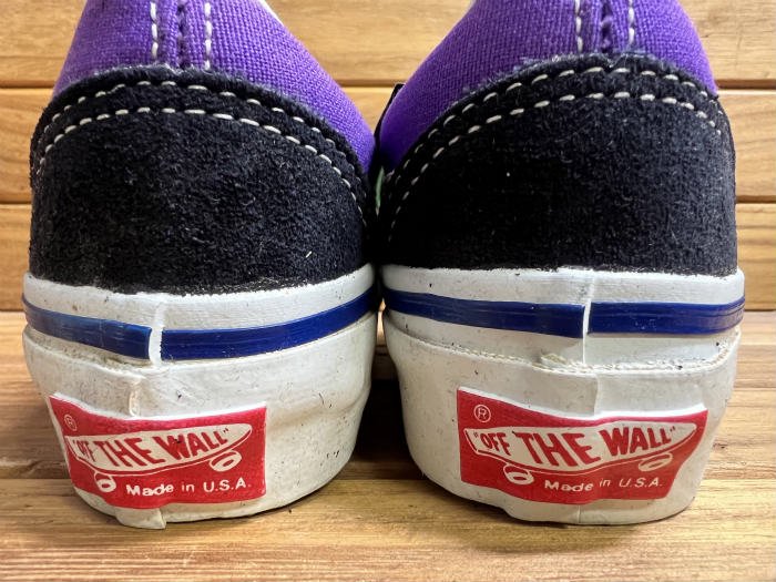 VANS,90s,MADE IN USA,OLD SKOOL,PURPLE,,USY12 1/2,DEAD STOCK!!