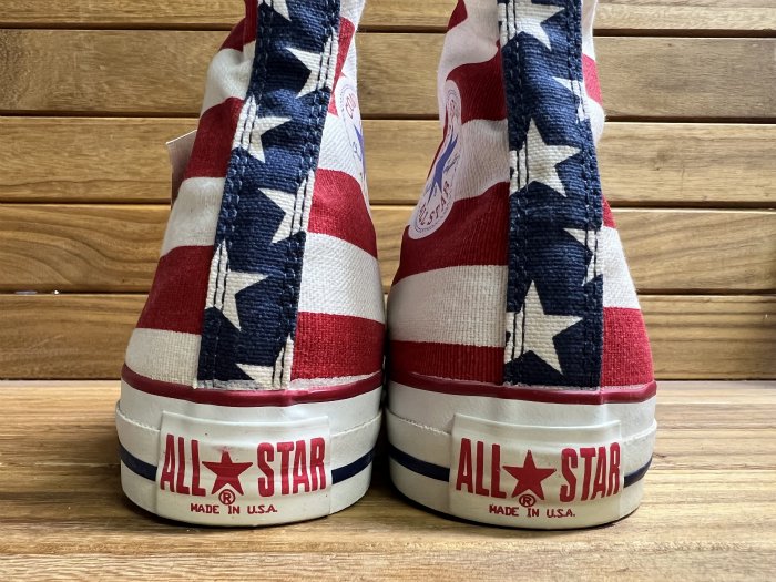 Converse,90s,MADE IN USA,ALL STAR,Hi,STAR & BARS,US8.5,DEAD STOCK!!