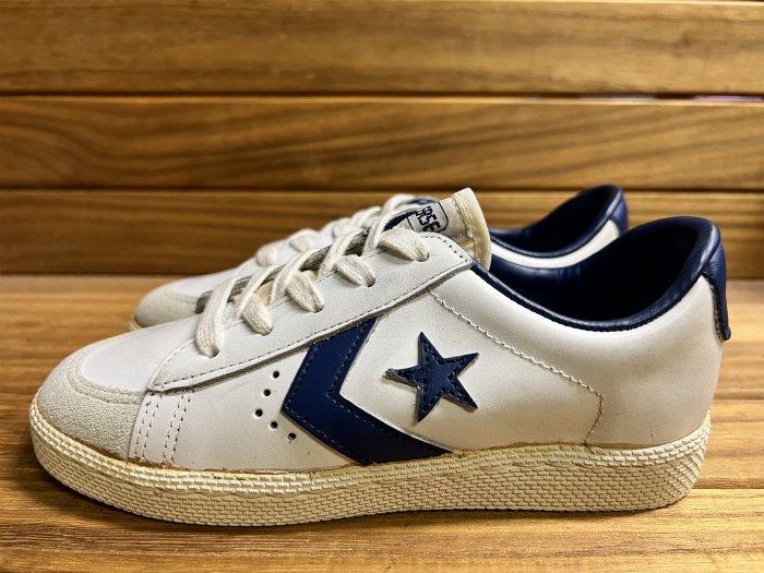 Converse,90s,MADE IN USA,ALL STAR BASKET BALL,WHITE,NAVY,US2,DEAD