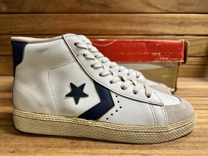 Converse,90s,MADE IN USA,ALL STAR BASKET BALL,Hi,WHITE,NAVY