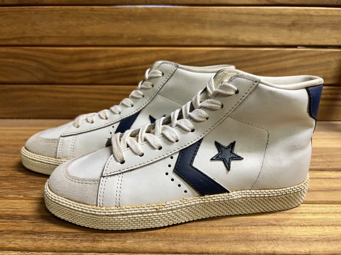 Converse,90s,MADE IN USA,ALL STAR BASKET BALL,Hi,WHITE,NAVY,US3,DEAD STOCK!!