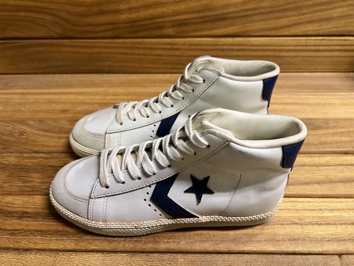 Converse,90s,MADE IN USA,ALL STAR BASKET BALL,Hi,WHITE,NAVY,US3 