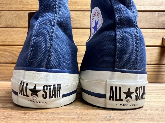 Converse,90s,MADE IN USA,ALL STAR,NAVY,Hi,US9,DEAD STOCK!!