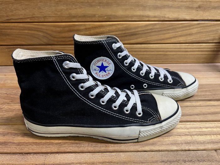 Converse,90s,MADE IN USA,ALL STAR,BLACK,Hi,US8,USED