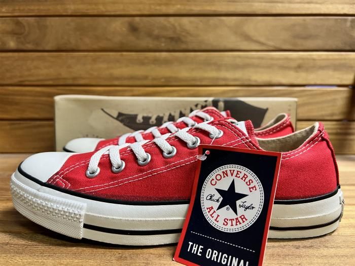 Converse,90s,MADE IN USA,ALL STAR,RED,Low,CANVAS ,US7.5,DEAD STOCK!!