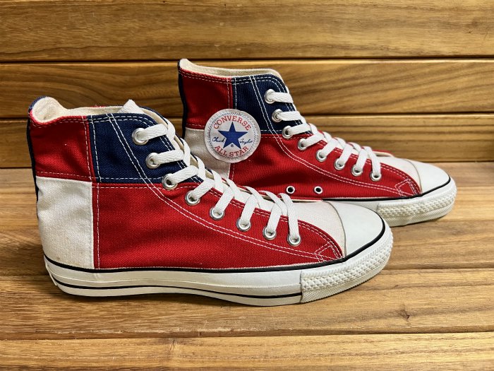 Converse,90s,MADE IN USA,ALL STAR,WHITE/RED/NAVY,Hi,CANVAS ,US8.5