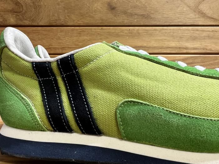 PATRICK,90s,MADE IN JAPAN,BOSTON,GREEN/NAVY,OX,SUEDE ,43