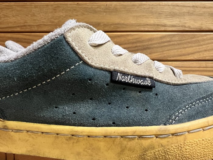 NORTHWAVE,90s,MADE IN ITALY,,BLUE/WHITE,OX,SUEDE ,260,USED