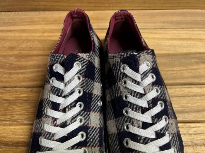 Converse,90s,MADE IN USA,ALL STAR,CHECK,Low,WOOL ,US9,USED Converse,90s,MADE IN USA,ALL STAR,CHECK,Low,WOOL ,US9,USED
