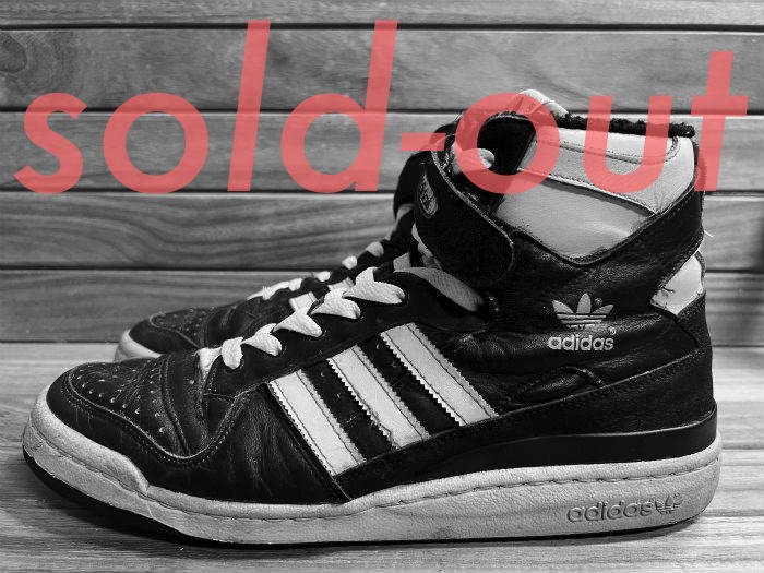 adidas,80s,MADE IN FRANCE,FORUM,vintage,BLACK/WHITE,US12,USED