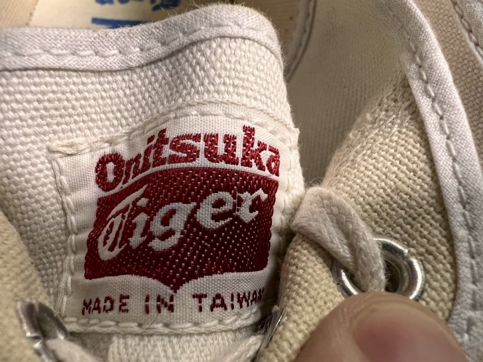 ONITSUKA TIGER,60s70s,MADE IN TAIWAN,パッシング,vintage,WHITE