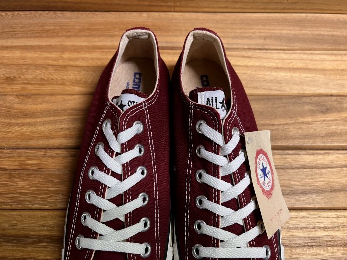 Converse,90s,MADE IN USA,ALL STAR,OX,MAROON,CANVAS,US7.5,DEAD STOCK!!