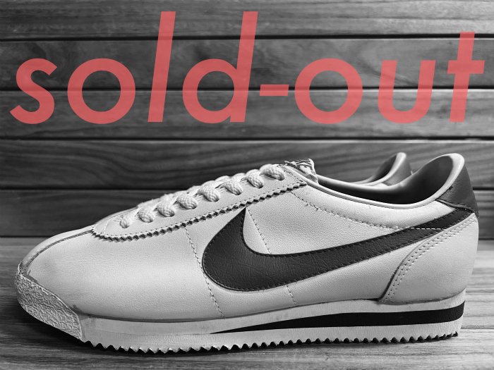 NIKE,80s,MADE IN KOREA,CORTEZ LEATHER,WHITE RED,,LEATHER ,US11 ...