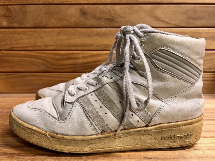 adidas,80s,MADE IN TAIWAN,EWING RIVALRY,vintage,WHITE,LEATHER