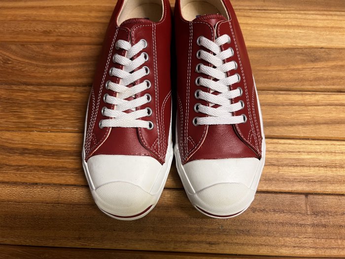 Converse,90s,MADE IN USA,Jack Purcell,OX,RED,LEATHER,US8,DEAD STOCK!!