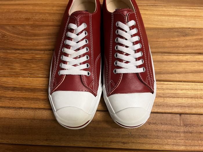 Converse,90s,MADE IN USA,Jack Purcell,OX,RED,LEATHER,US8,DEAD STOCK!!