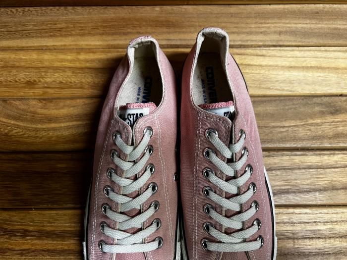 Converse,90s,MADE IN USA,ALL STAR,OX,PINK,CANVAS,US8.5,DEAD STOCK!!