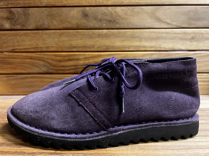 AIR WALK,90s00s,MADE IN CHINA,CHUKKA BOOTS, purple,SUEDE,LEATHER 
