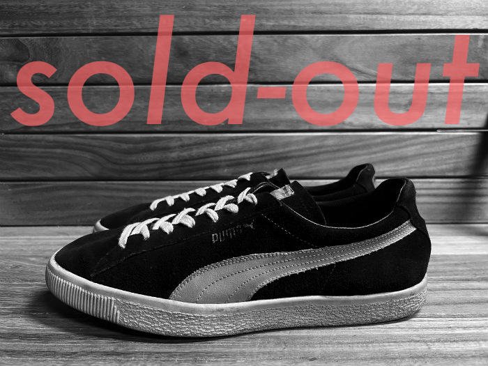 PUMA,70s80s,MADE IN YUGOSLAVIA,SUEDE CLYDE,vintage,BLACK,LEATHER ...