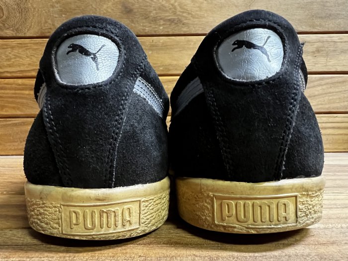 PUMA,70s80s,MADE IN YUGOSLAVIA,SUEDE CLYDE,vintage,BLACK,LEATHER