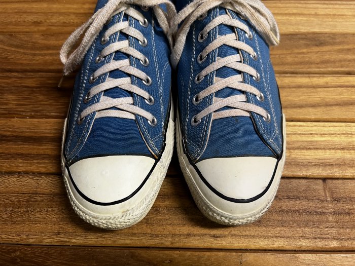 Converse,70s80s,MADE IN USA,ALL STAR,OX,BLUE,CANVAS,US12,USED