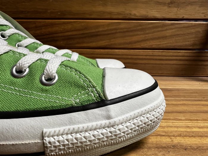 Converse,90s,MADE IN USA,ALL STAR,Hi,LIME GREEN,CANVAS,US8,DEAD