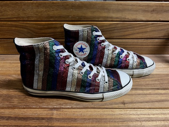 Converse,80s,MADE IN USA,ALL STAR,Hi,PARIS STRIPES,CANVAS,US9.5,USED