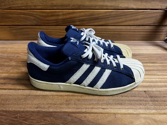 adidas,90s,MADE IN CHINA,SUPER STAR,Low,NAVY,CANVAS,UK9,USED