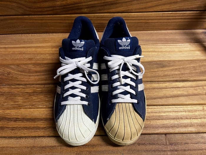 adidas,90s,MADE IN CHINA,SUPER STAR,Low,NAVY,CANVAS,UK9,USED