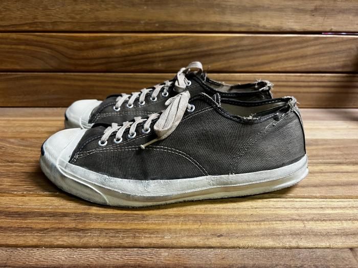 RANDY,50s60s70s,MADE IN USA,Jack Purcell,OX,BLACK,CANVAS,US8.5,USED