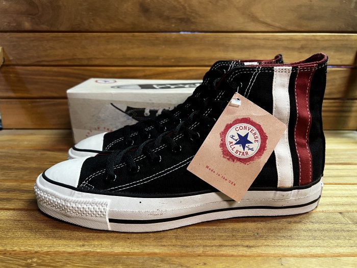 Converse,90s,MADE IN USA,ALL STAR,Hi,RACING STRIPE,CANVAS,US9,DEAD