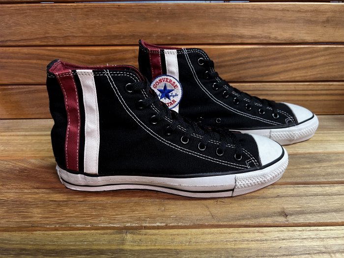 Converse,90s,MADE IN USA,ALL STAR,Hi,RACING STRIPE,CANVAS,US9,DEAD 