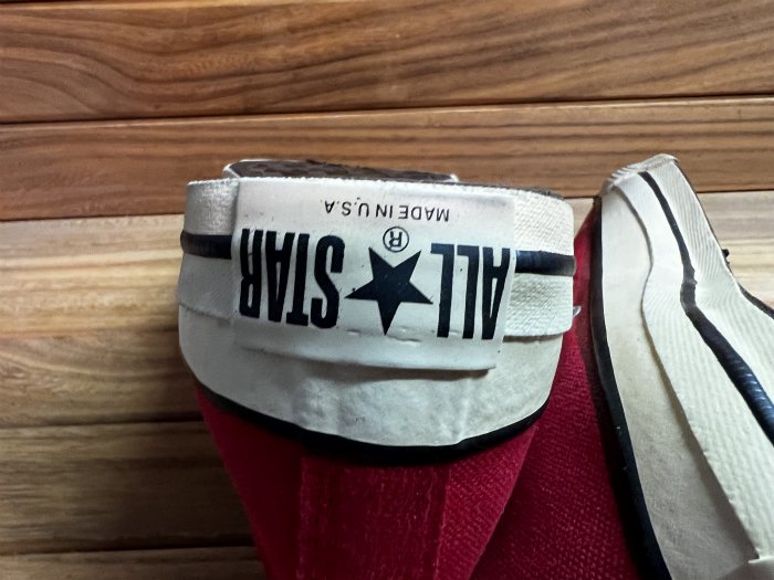 Converse,80s,MADE IN USA,ALL STAR,Hi,RED,CANVAS,US11,DEAD STOCK!!